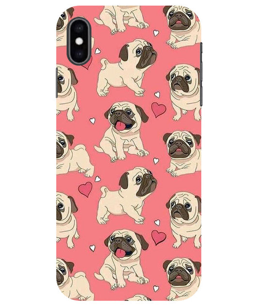 Cuties Puppy Back Cover for  Apple Iphone X