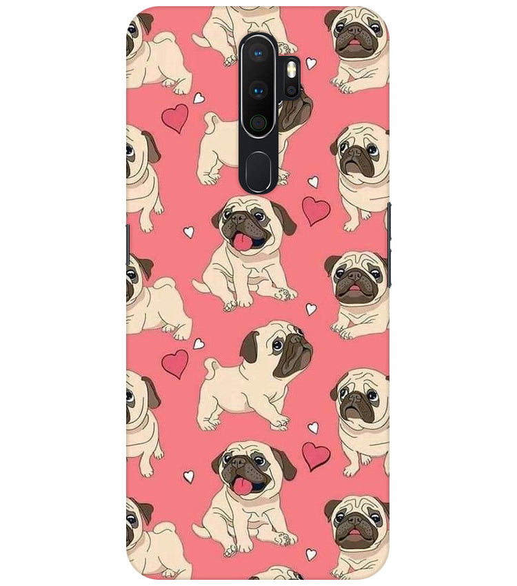 Cuties Puppy Back Cover for Oppo A9 2020