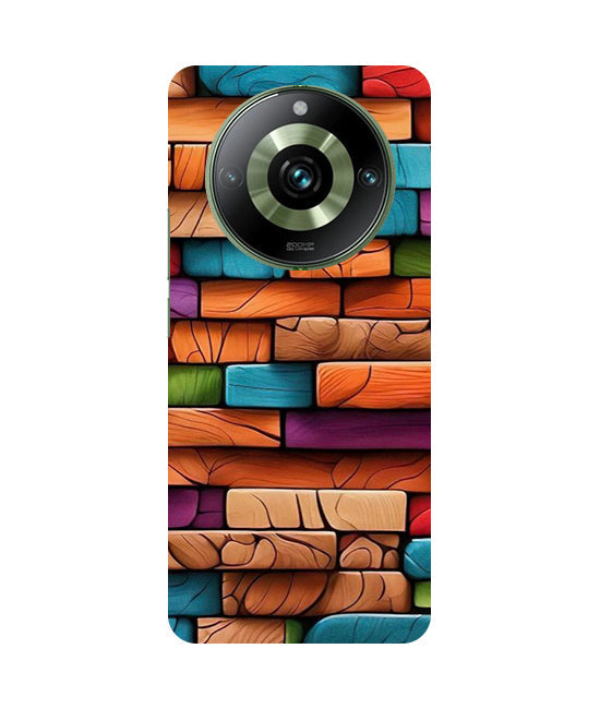 Colorful Wood Back Cover For Realme 11 Pro/Pro+ 5G