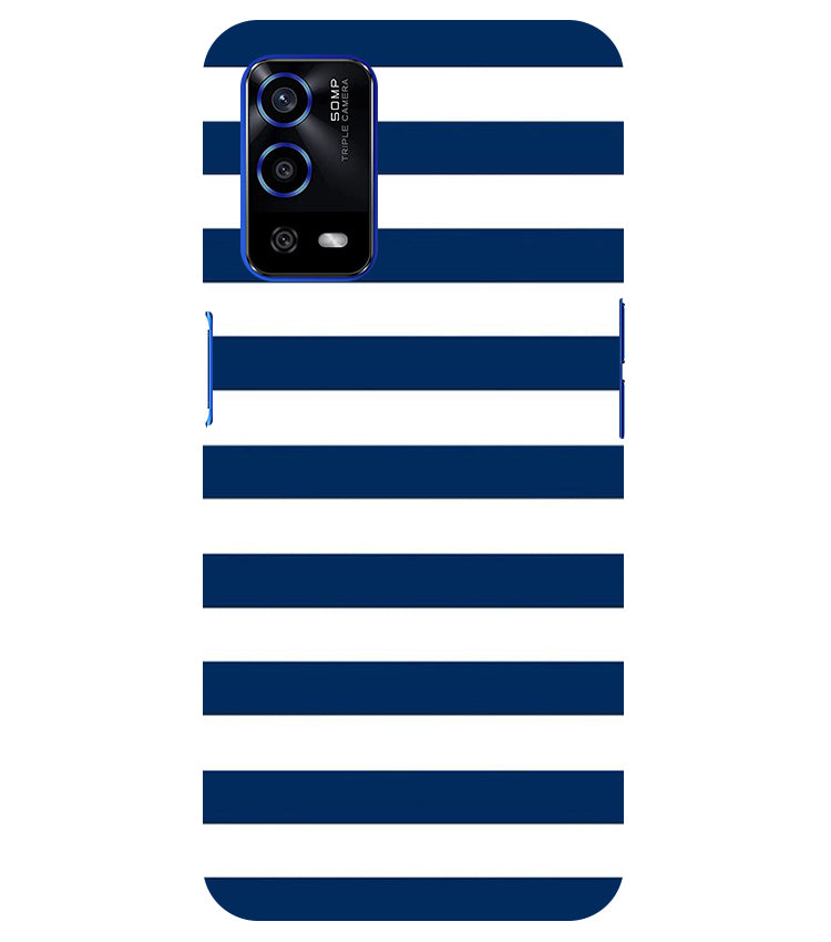 Stripes Back Cover For Oppo A16