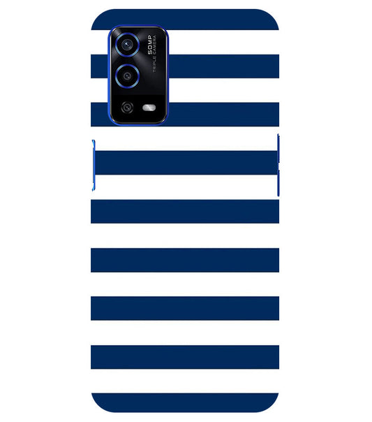 Stripes Back Cover For  Oppo A16