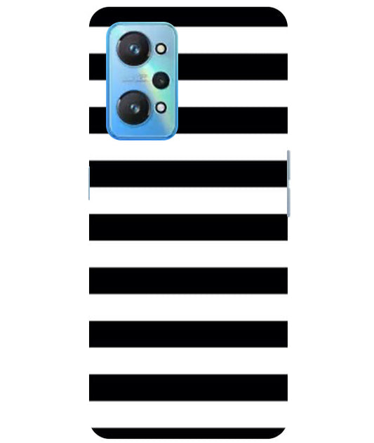 Black and White Stripes Back Cover For  Realme GT Neo 2/Neo 3T