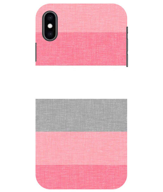Multicolor Stripes Back Cover For  Apple Iphone X