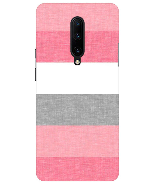 Multicolor Stripes Back Cover For  OnePlus 7 Pro