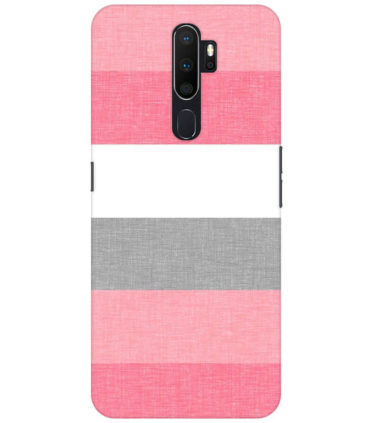 Multicolor Stripes Back Cover For  Oppo A5 2020