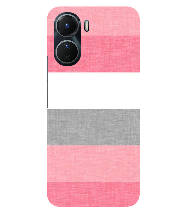Multicolor Stripes Back Cover For Vivo Y16 5G