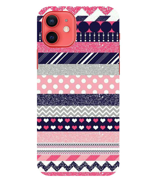 Colorful Stripes Back Cover For  Apple Iphone 13