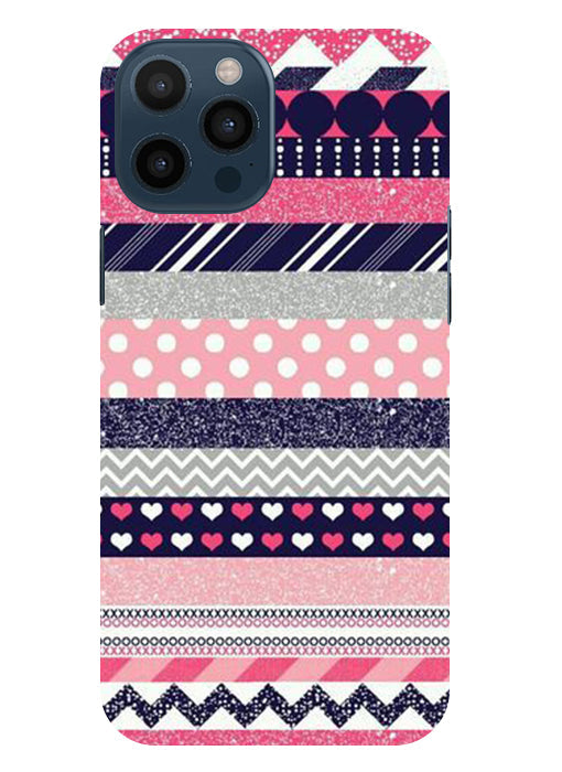 Colorful Stripes Back Cover For  Apple Iphone 12 Pro