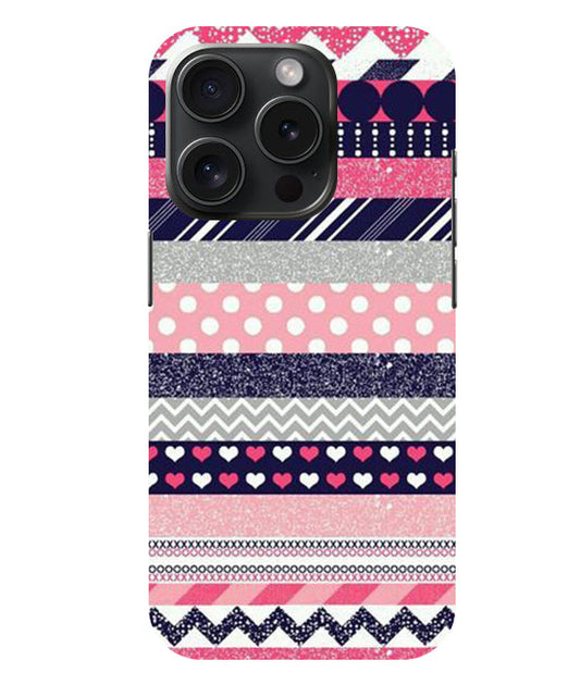 Colorful Stripes Back Cover For  Iphone 15 Pro Max