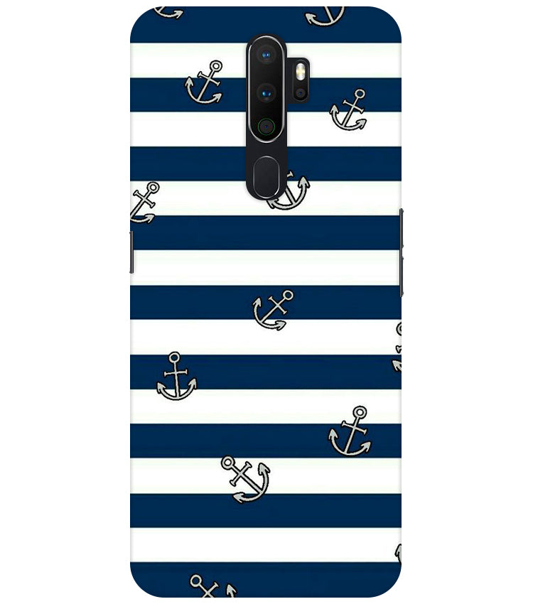 Stripes Patter Back Cover For Oppo A5 2020