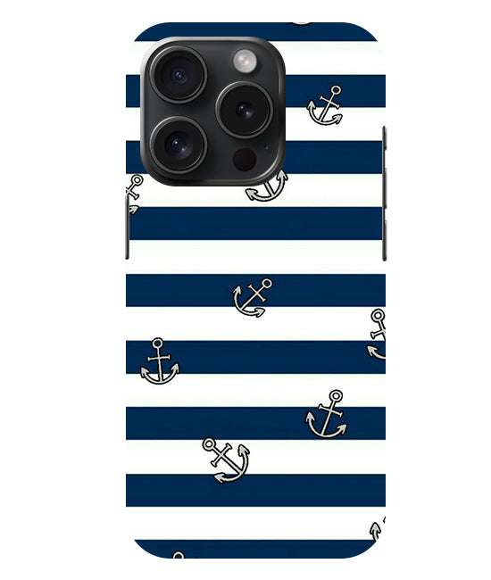 Stripes Patter Back Cover For Iphone 15 Pro