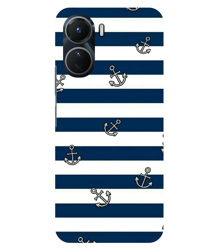 Stripes Patter Back Cover For Vivo Y16 5G
