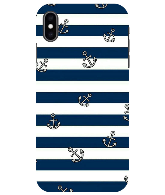 Stripes Patter Back Cover For Apple Iphone Xs