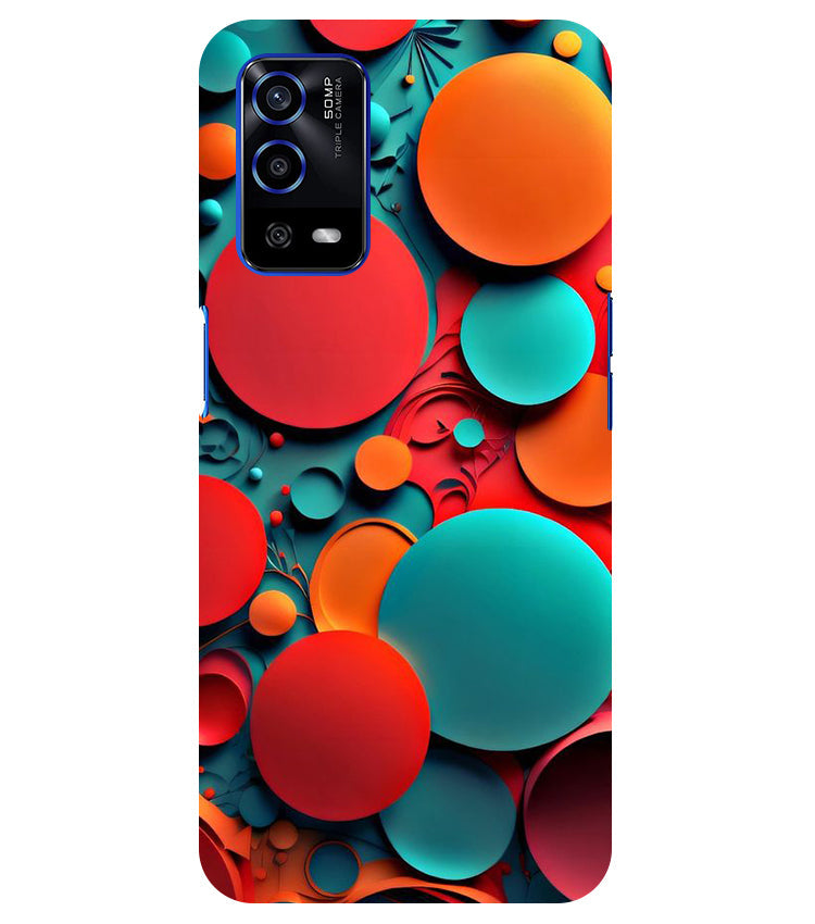 Colorful Back Cover For Oppo A53S 5G