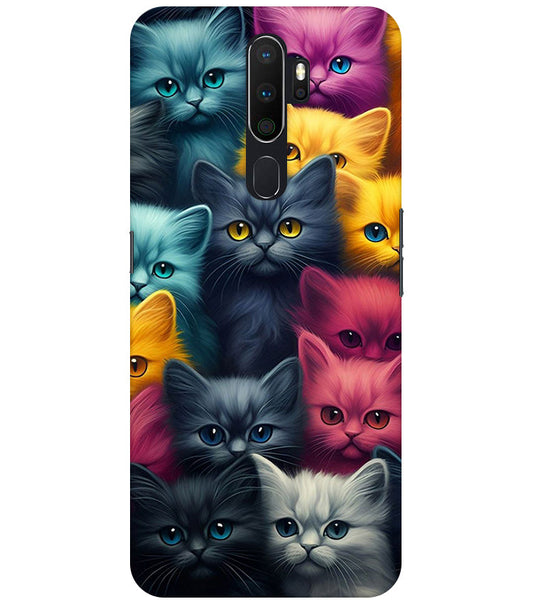 Cat Back Cover For  Oppo A9 2020
