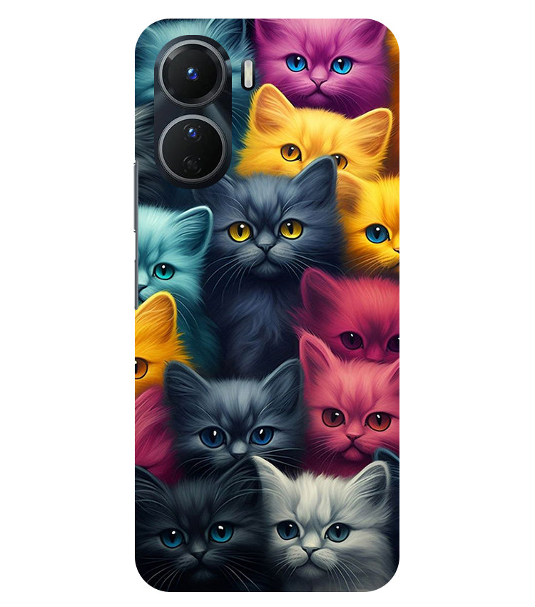Cat Back Cover For Vivo Y16 5G