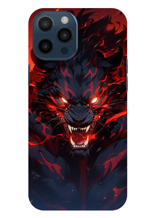 Angry Lion Back Cover For Apple Iphone 12 Pro