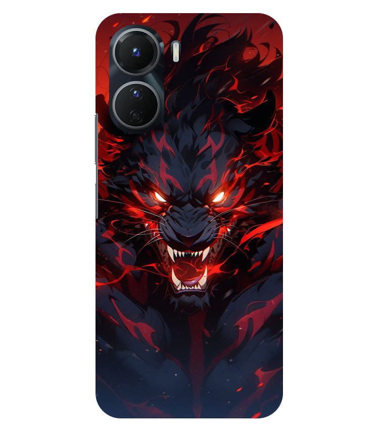 Angry Lion Back Cover For Vivo T2X 5G/Y56 5G