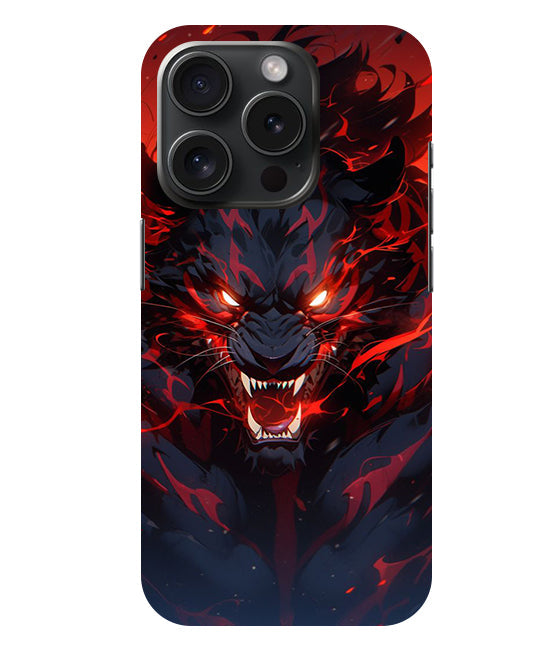 Angry Lion Back Cover For Iphone 15 Pro