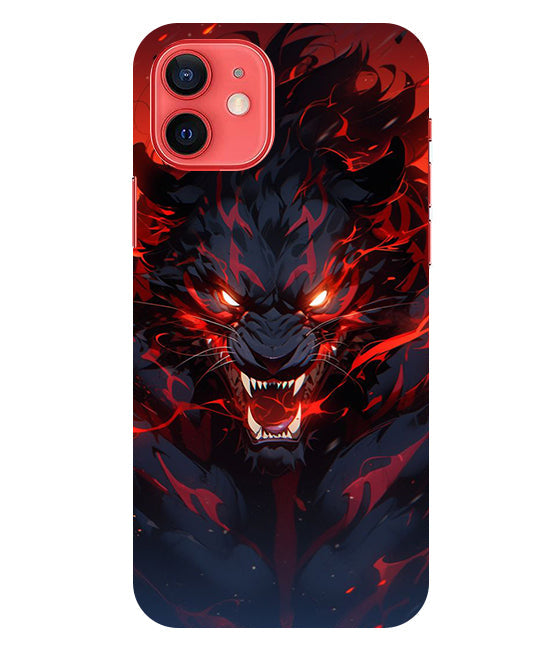 Angry Lion Back Cover For Apple Iphone 12 Mini