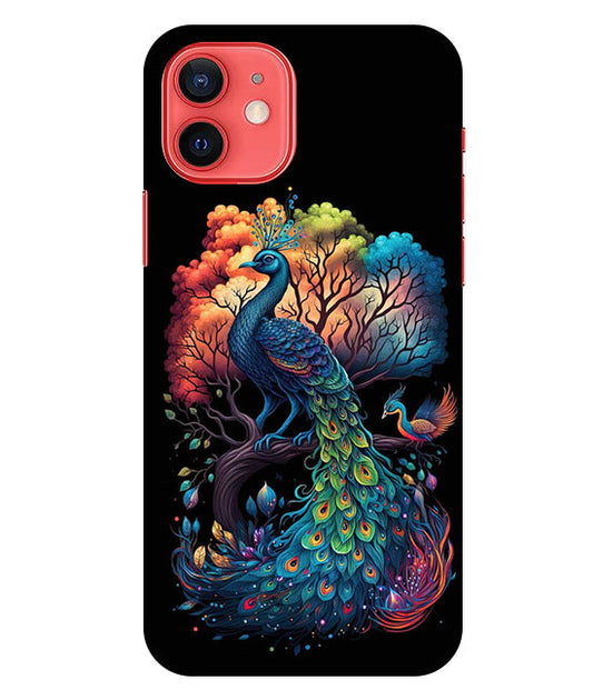 Peacock Back Cover For  Apple Iphone 12