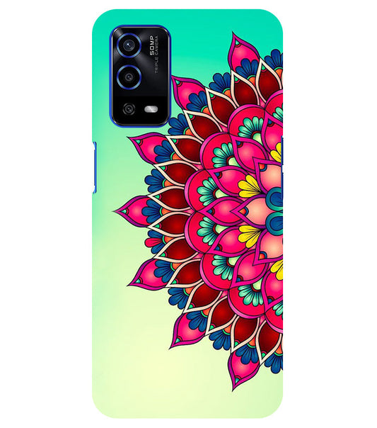 Colorful Mandala Back Cover For  Oppo A55