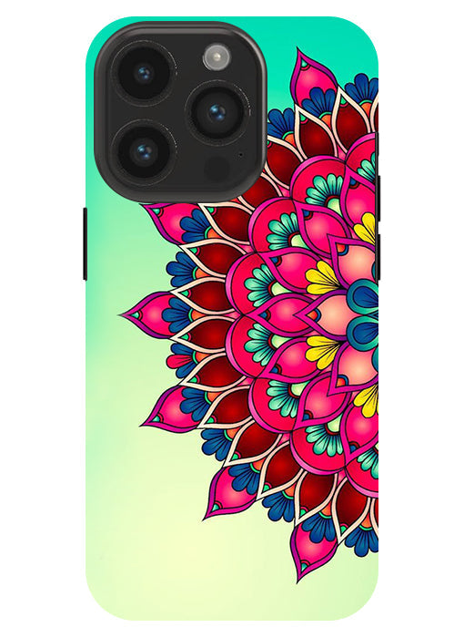 Colorful Mandala Back Cover For Apple Iphone 14 Pro Max
