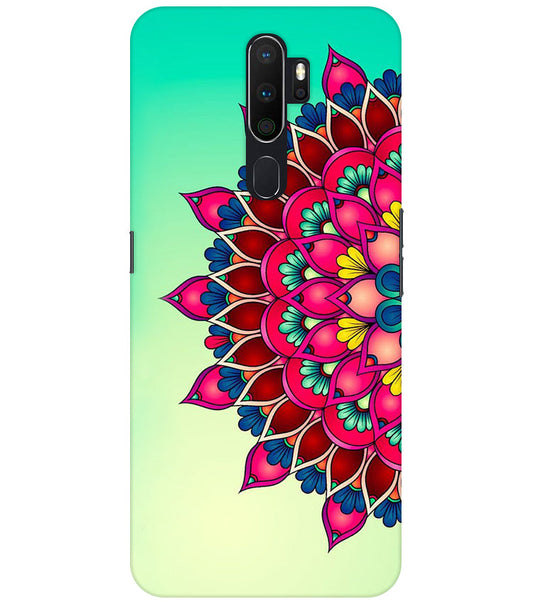Colorful Mandala Back Cover For  Oppo A9 2020