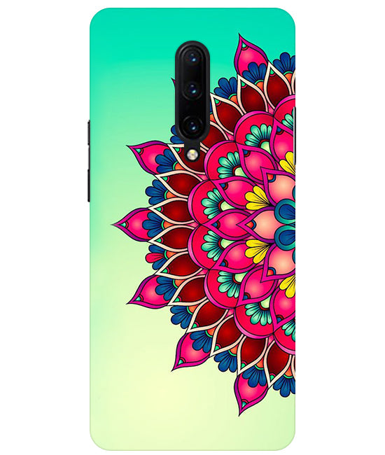 Colorful Mandala Back Cover For OnePlus 7 Pro