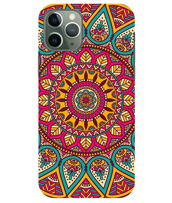 mandala Back Cover For Apple Iphone 11 Pro