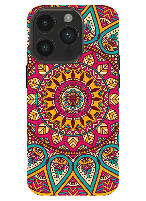 mandala Back Cover For Apple Iphone 14 Pro