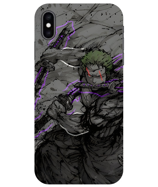 Zoro Three Sword Style Phone Case For Apple Iphone X