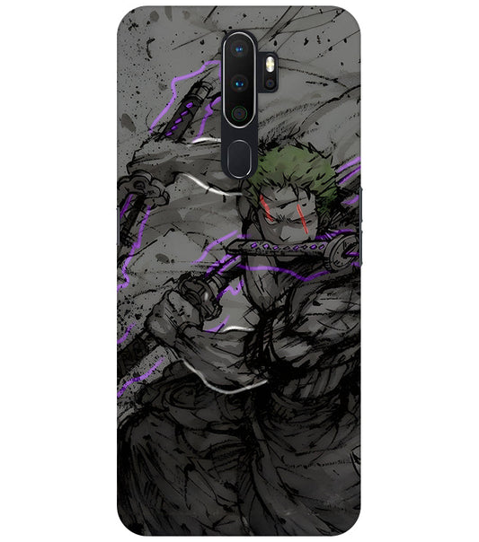 Zoro Three Sword Style Phone Case For  Oppo A5 2020
