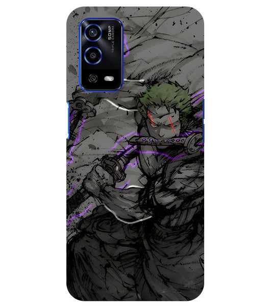 Zoro Three Sword Style Phone Case For  Oppo A53S 5G