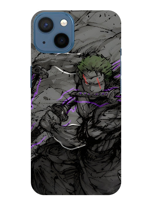 Zoro Three Sword Style Phone Case For Apple Iphone 13 Mini