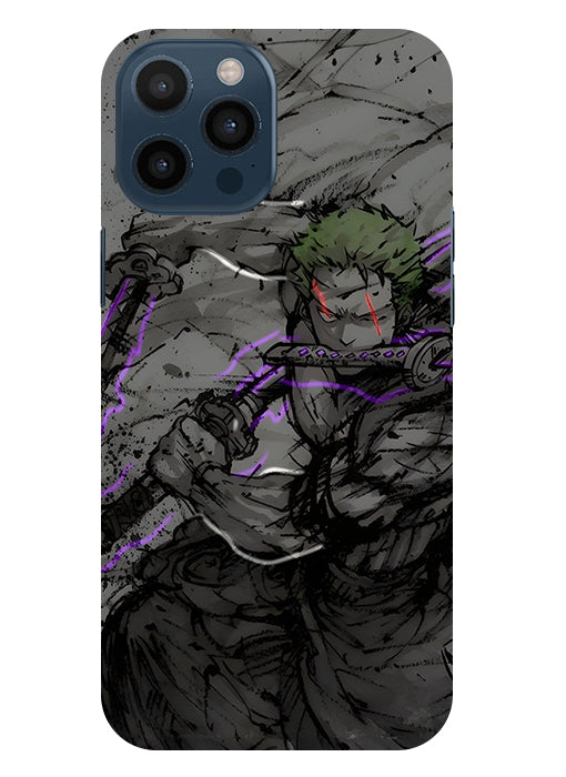 Zoro Three Sword Style Phone Case For Apple Iphone 12 Pro
