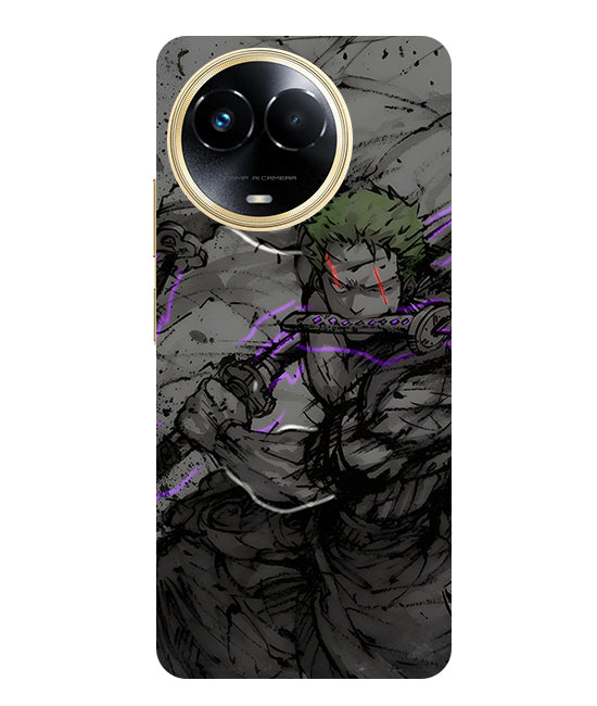 Zoro Three Sword Style Phone Case For Realme 11 5G/11X 5G