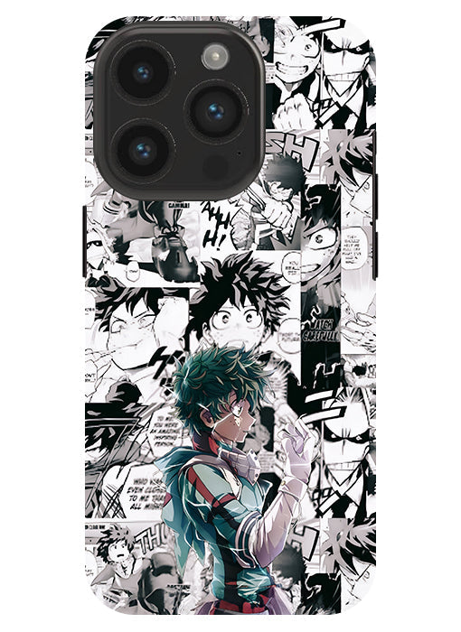 Izuku Midoriya Manga Phone Case For Apple Iphone 14 Pro