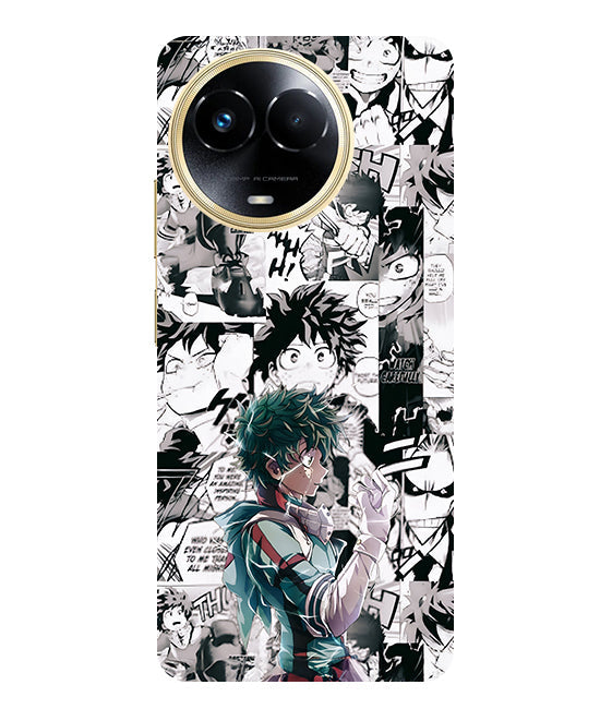 Izuku Midoriya Manga Phone Case For Realme 11 5G 11X 5G Pattern