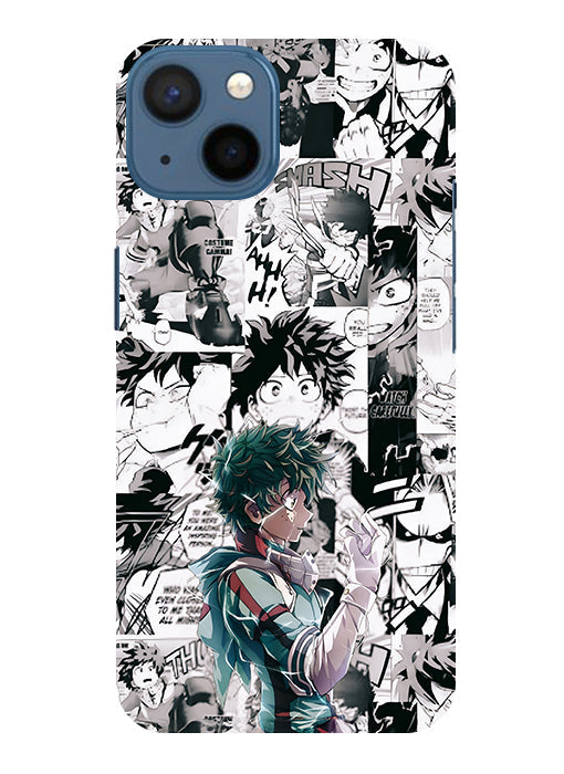 Izuku Midoriya Manga Phone Case For Apple Iphone 14 Plus