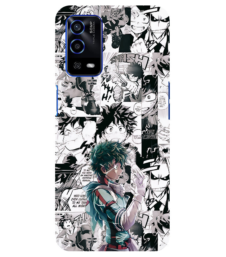 Izuku Midoriya Manga Phone Case For Oppo A53S 5G
