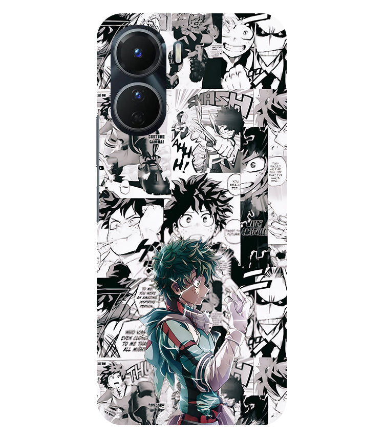 Izuku Midoriya Manga Phone Case For Vivo Y16 5G