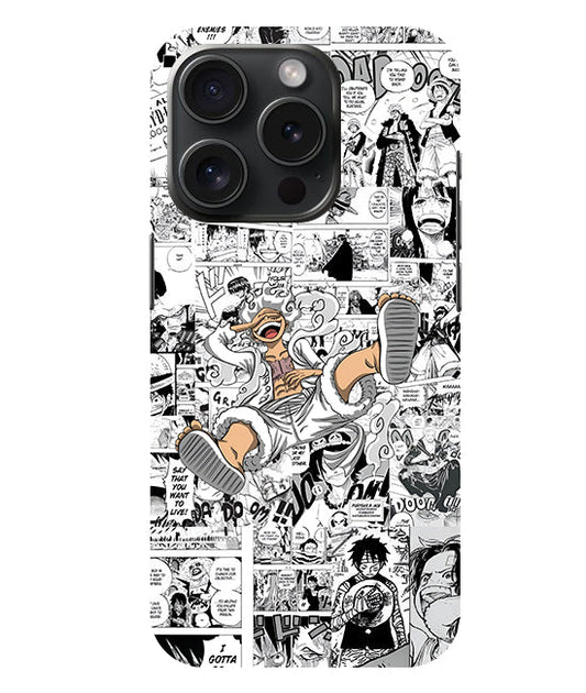 Luffy Manga Phone Case Iphone 15 Pro Max