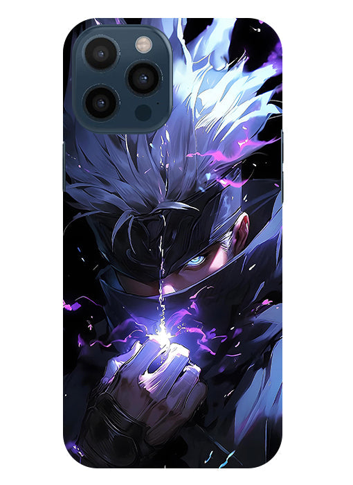 Satoru Gojo Purple Phone Case For Apple Iphone 12 Pro