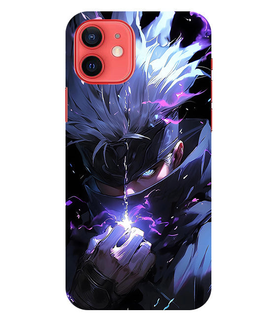Satoru Gojo Purple Phone Case For Apple Iphone 11