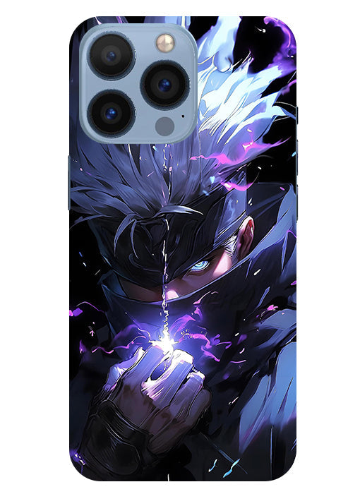 Satoru Gojo Purple Phone Case For Apple Iphone 13 Pro