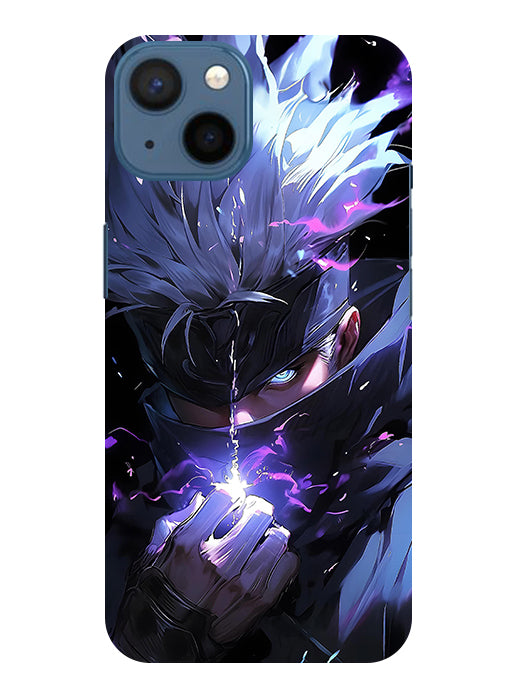 Satoru Gojo Purple Phone Case For Apple Iphone 15 Plus