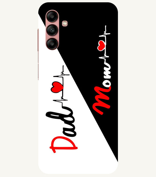 Mom Dad Love quotes Back Cover For  Samsung Galaxy A04s
