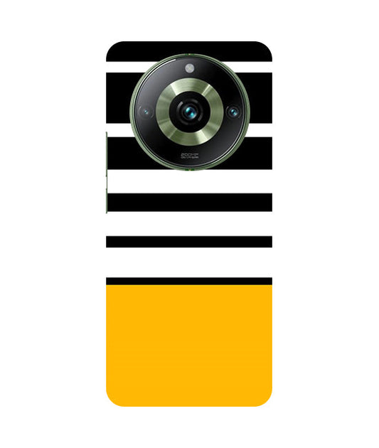 Horizontal Stripes Back Cover For  Realme 12 Plus 5G