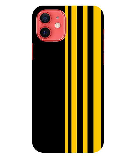 Vertical  Stripes Back Cover For  Iphone 12 Mini